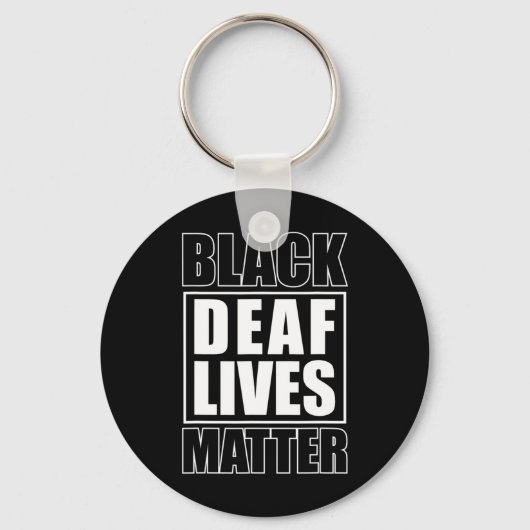 Dove levens probleem doofstom sleutelhanger (Voorkant)