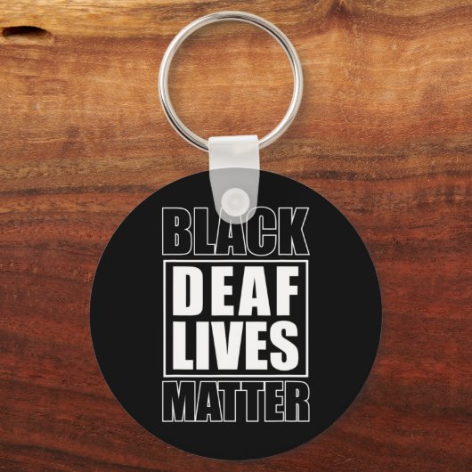 Dove levens probleem doofstom sleutelhanger (Voorkant)