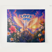 Dove | Liefde boven alles Wandkleed (Voorkant (horizontaal))