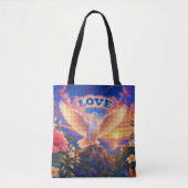 Dove | Love Above All Tote Bag (Voorkant)