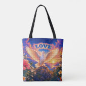 Dove | Love Above All Tote Bag (Achterkant)