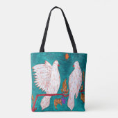 Dove Love Canvas tas (Achterkant)