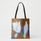 Dove Love Canvas tas (Voorkant)