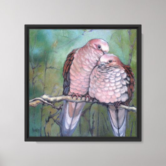 Dove Love Canvasprint  Canvas Afdruk (Voorkant)