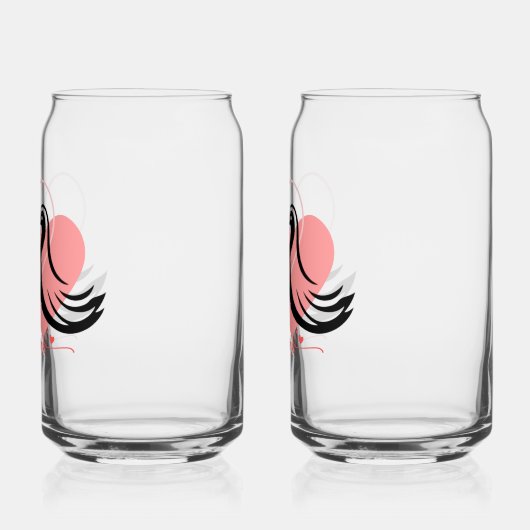 Dove love Drinkware Set Blikvorm Glas (Links)