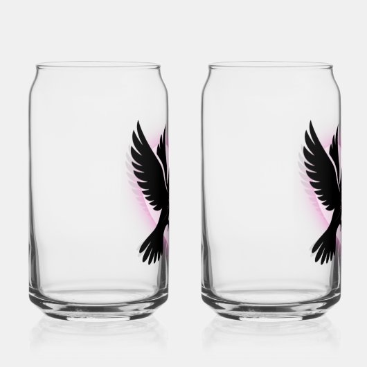 Dove love Drinkware Set Blikvorm Glas (Rechts)