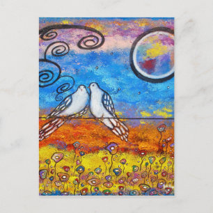 Dove Love Post Card Briefkaart