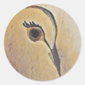 Dove Love Ronde Sticker (Voorkant)