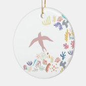 Dove Matisse Art Elementen Keramisch Ornament (Links)