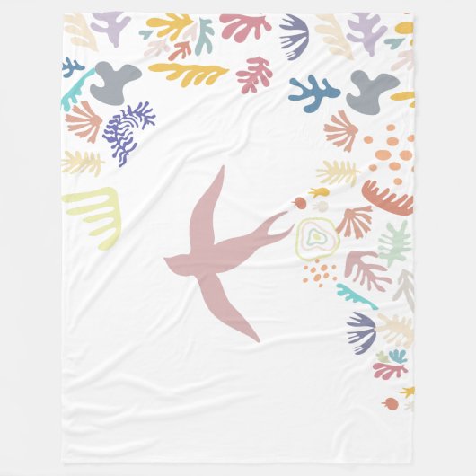 Dove Matisse Art Elements Fleece Deken (Voorkant)