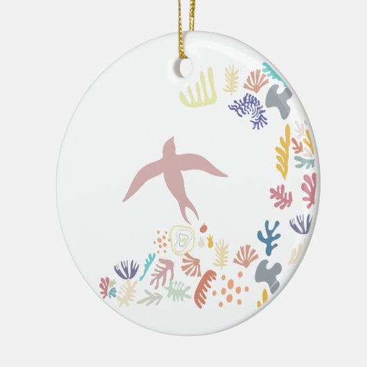 Dove Matisse Art Elements Keramisch Ornament (Links)