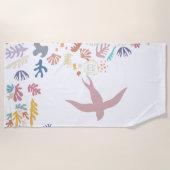 Dove Matisse Art Elements Strandlaken (Voorkant)