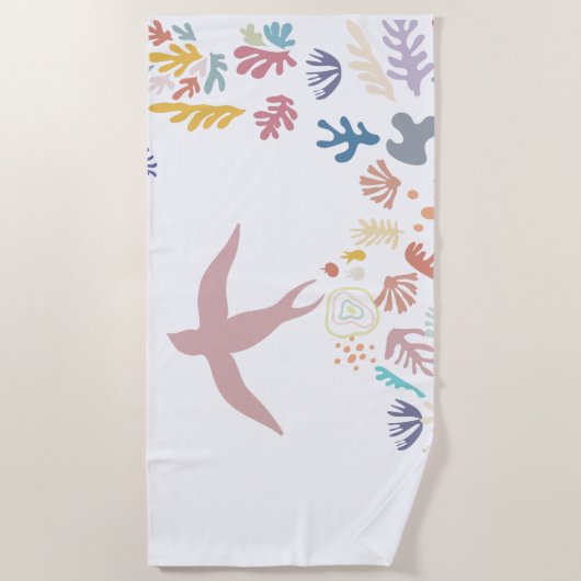 Dove Matisse Art Elements Strandlaken (Voorkant)