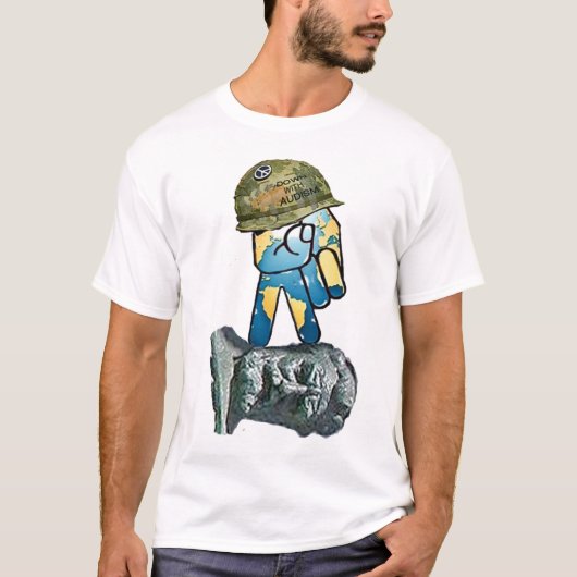 dove mensen staan op tegen audisme t-shirt (Voorkant)