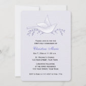 Dove met bijkantoren, Lila, eerste gemeenschap Kaart (Voorkant)