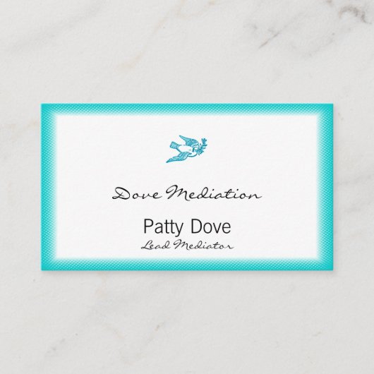 Dove met Branch Visitekaartje (Voorkant)