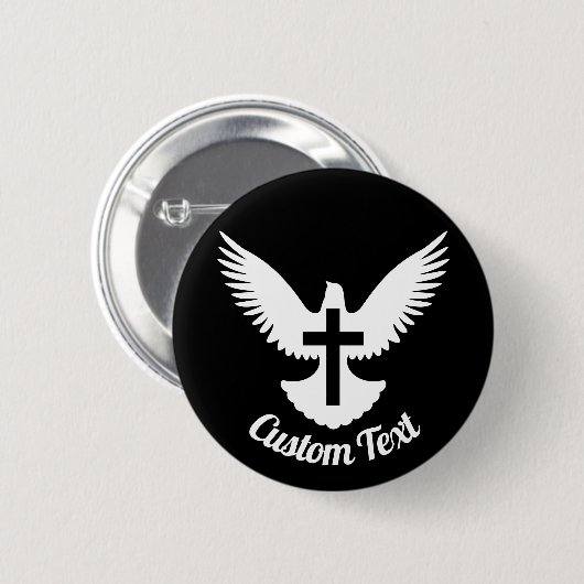 Dove met Cross Button (Voorkant /achterkant)