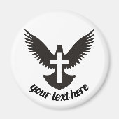 Dove met Cross Magnet (Voorkant)