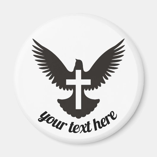 Dove met Cross Magnet (Voorkant)