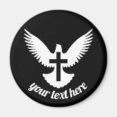 Dove met Cross Magnet (Voorkant)