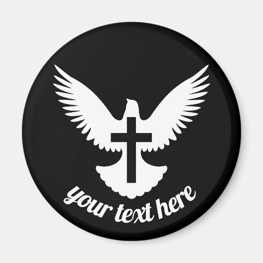 Dove met Cross Magnet (Voorkant)