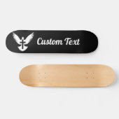 Dove met Cross Skateboard Deck (Horizontaal)