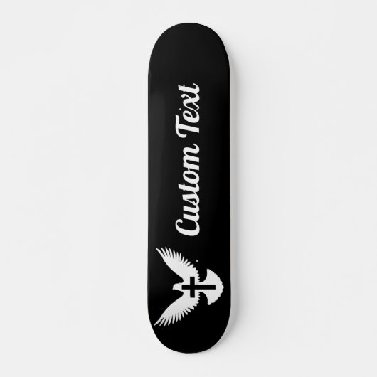 Dove met Cross Skateboard Deck (Voorkant)