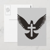Dove met kruis briefkaart (Voorkant / Achterkant)