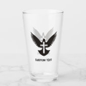 Dove met kruis glas (Voorkant)