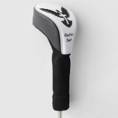 Dove met kruis golfheadcover (Schuin)