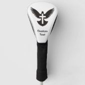 Dove met kruis golfheadcover (Voorkant)