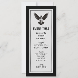 Dove met kruis kaart