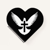 Dove met kruis notitieboek (Voorkant)