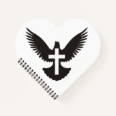 Dove met kruis notitieboek (Voorkant)