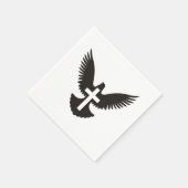 Dove met kruis servet (Hoek)