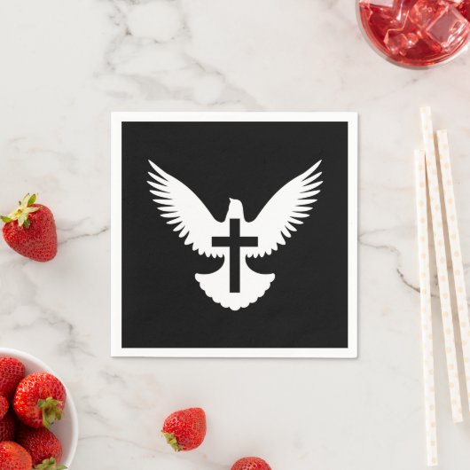 Dove met kruis servetten (Insitu)