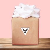 Dove met kruis sticker