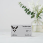 Dove met kruis visitekaartje (Staand voorkant)