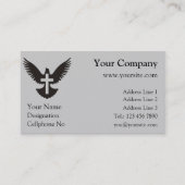 Dove met kruis visitekaartje (Voorkant)