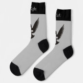 Dove met kruissockets sokken (Links)