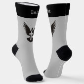 Dove met kruissockets sokken (Gebogen)