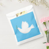 Dove met olijftak bedankzakje (Gezegeld)