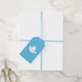 Dove met olijftak cadeaulabel (Met Touw)