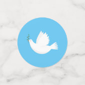 Dove met olijftak confetti (Kleine voorkant)