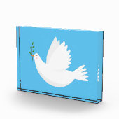 Dove met olijftak fotoblokken (Rechts)