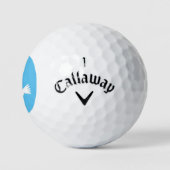 Dove met olijftak golfballen (Logo)