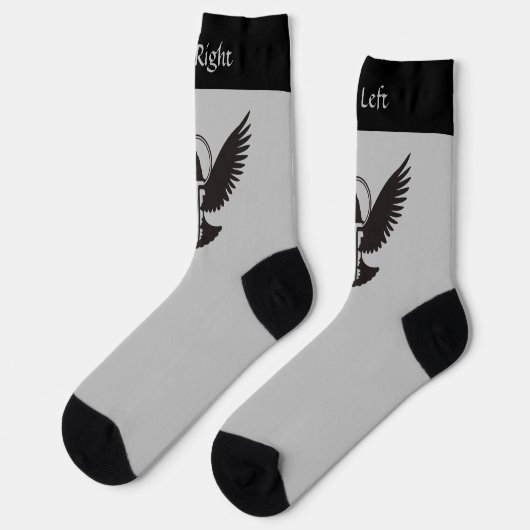 Dove met sleutelsockets sokken (Links)