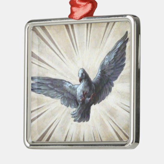 dove metal metalen ornament (Links)