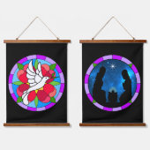 Dove & Nativity Hangend Wandkleed (Dubbel)