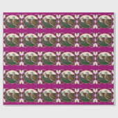 Dove Nest en Flowers Cadeaupapier (Vlak)